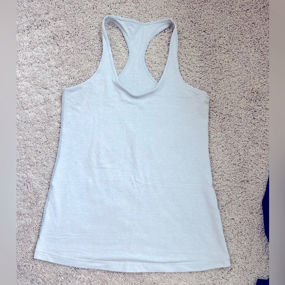 lululemon athletica Light Gray Tank Top